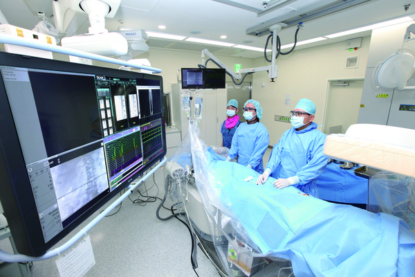 성균관대학교 삼성창원병원 심장혈관센터 시술 장면