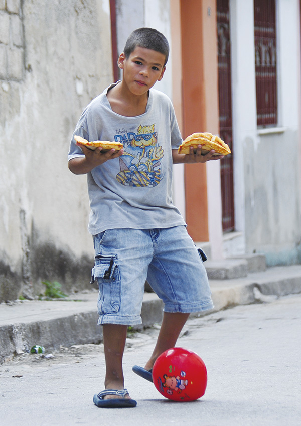 산타클라라 시내 길거리 맛집의 피자
