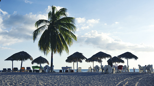 앙꼰 해변, 석양이 멋지다는 소문을 듣고 찾아갔다