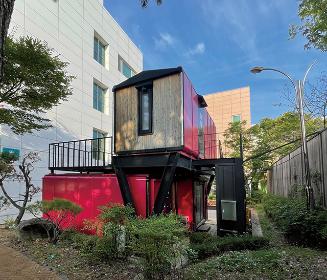 창원보건소 선별진료소 전경