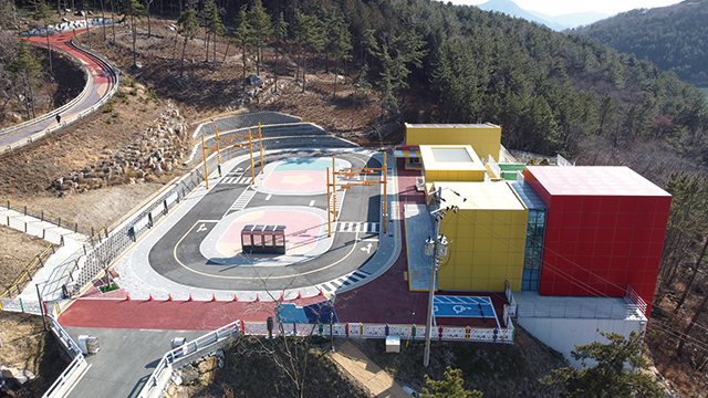 거제 어린이 교통공원 전경