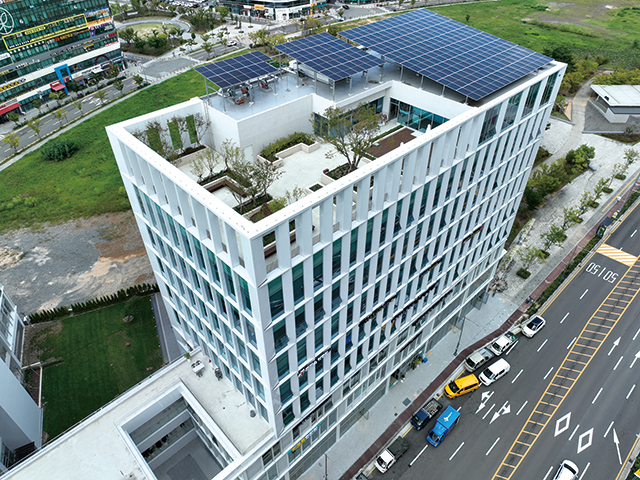 교육연구시설동의 옥상정원