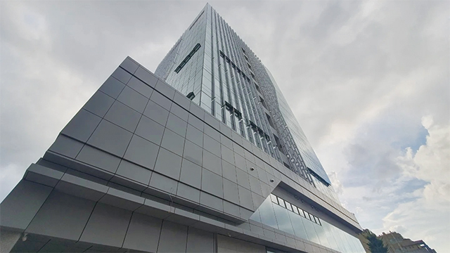 창원 석전동 경남중앙신협 배면 외부